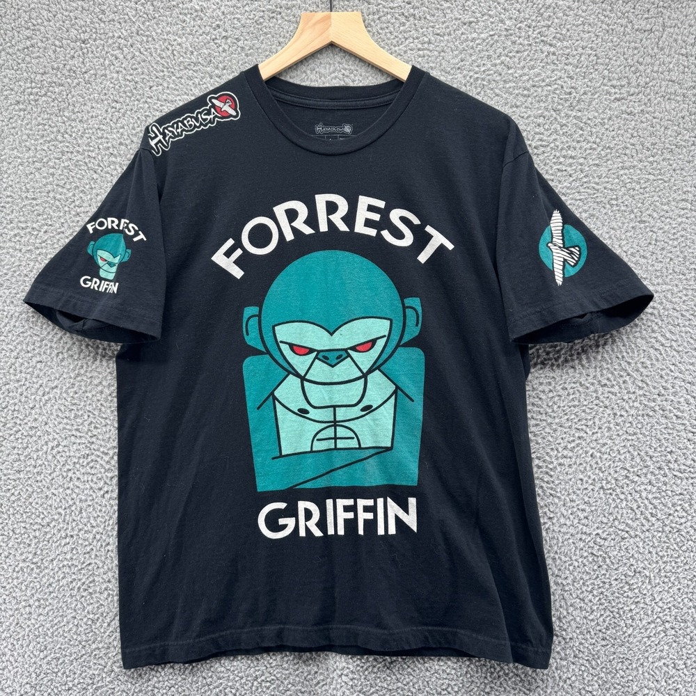 Forrest Griffin Hayabusa UFC 148 Walkout Shirt Men's Large Black